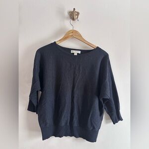 Michael Kors Black Sweater with Dolman Sleeves size M